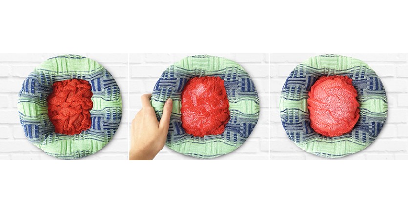 Трикотажные светильники, которые надуваются от прикосновения