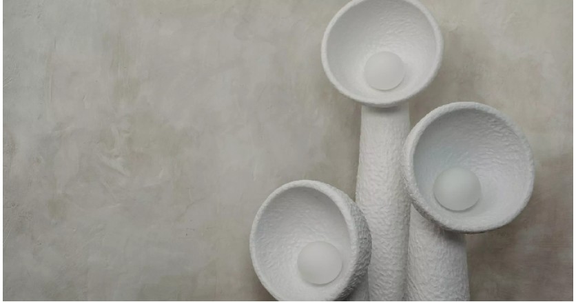 Сделаны&nbsp;из теста: светильники в виде цветов