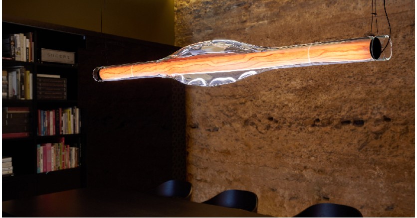 Испанские дюны: красота несовершенства в светильниках из дутого стекла