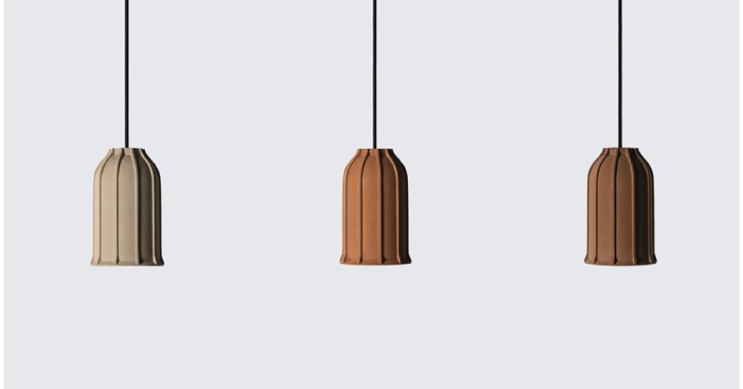 Сила земли: светильники Nongzao raw earth из почвы и отходов