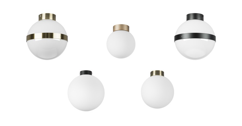 Обновление серии Globo: потолочные плафоны разных цветов и диаметров