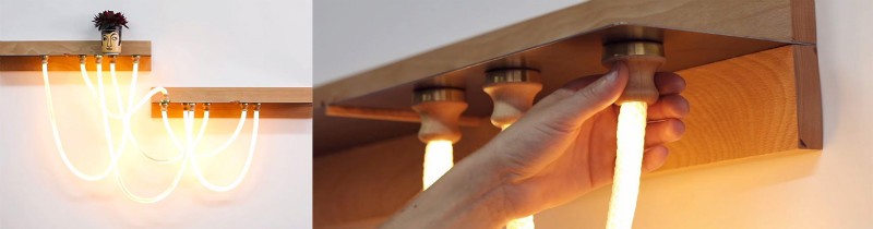 Веревочный светильник от израильских дизайнеров