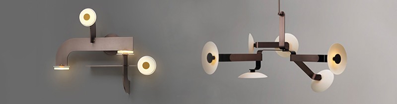 Графичная плоскость в светильниках Джеймса Дитера