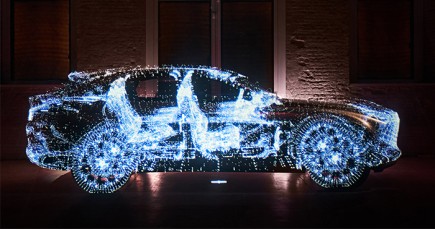 Философия взаимодействия в световых композициях инсталляции Lexus