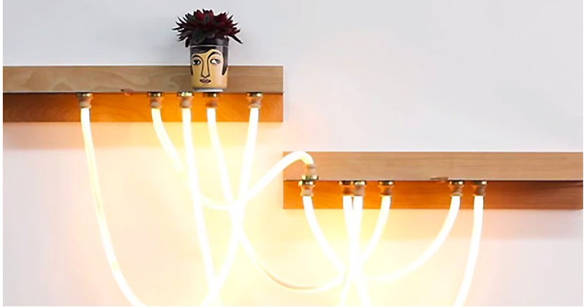 Веревочный светильник от израильских дизайнеров Веревочный светильник от израильских дизайнеров