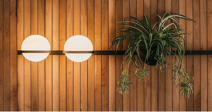 Интеграция света и комнатных растений в светильниках Palma