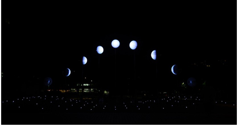 Лунный свет: Whyixd спроектировали модель лунного цикла