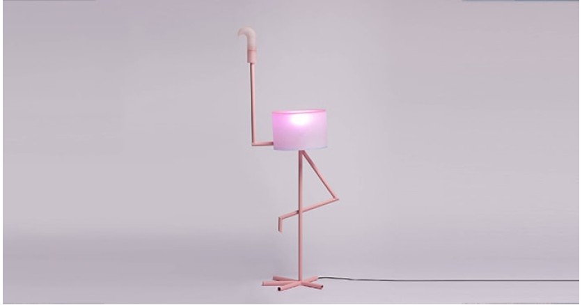 Светильник-фламинго от корейского дизайнера