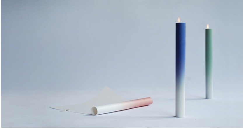 Японский дизайнер предлагает делать свечи из бумаги