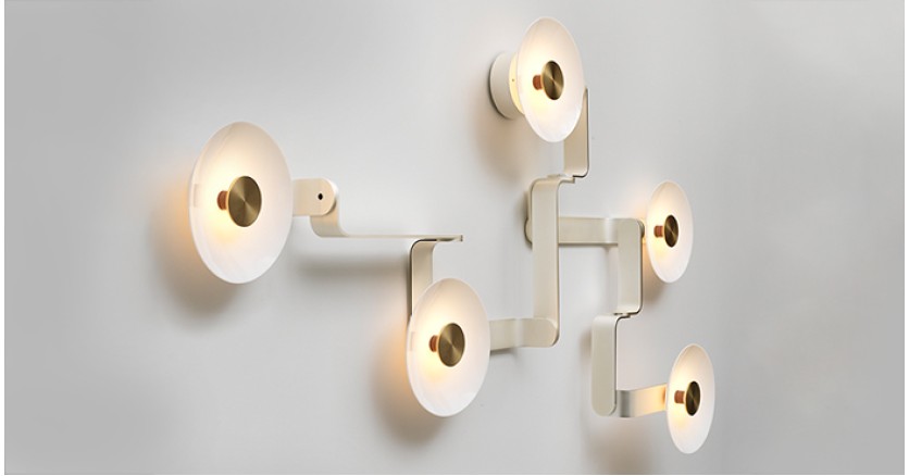 Графичная плоскость в светильниках Джеймса Дитера