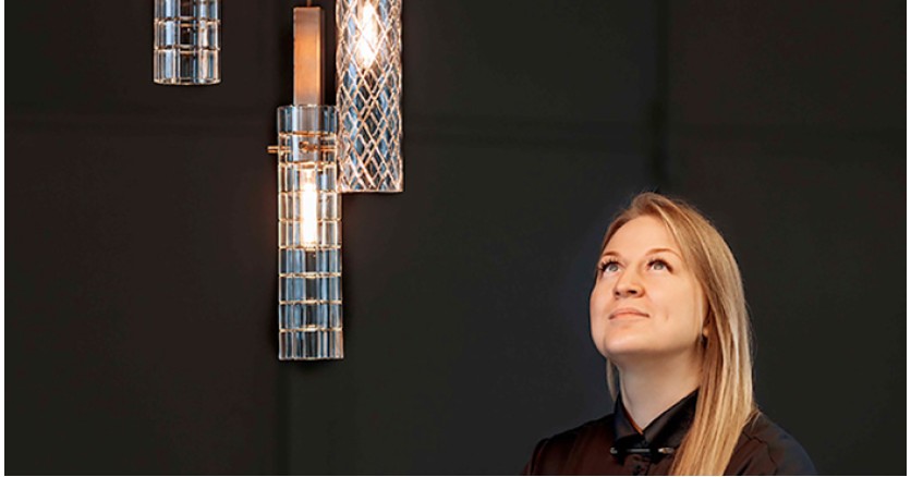 Светильники из самого прозрачного стекла от Preciosa