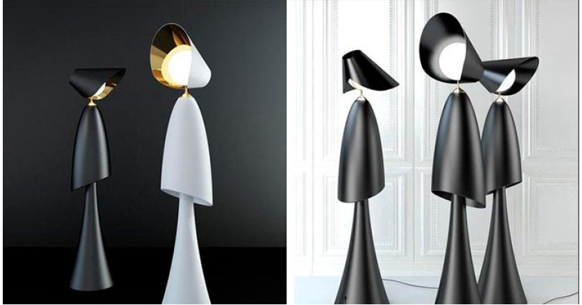 Женский образ в торшере от украинского дизайнера Женский образ в торшере от украинского дизайнера