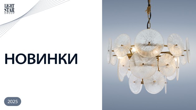 Игра света — люстры из нового поступления