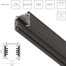 Трек шестиконтактный 3-фазный со стыковочными пазами, 3м Quattro/DALI/ 504038-DALI