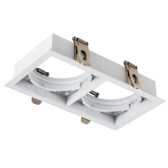 Рамка двойная квадратная встраиваемая для светодиодных модулей 0750xx STELLA 075226