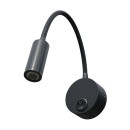 Бра 3W 155LM 4000K, черный Omega 200247