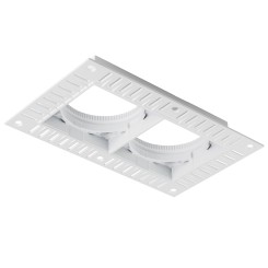 Рамка двойная квадратная скрытого монтажа для светодиодных модулей 0750хх STELLA 075226-01