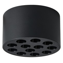 Светильник потолочный 9W 750LM 4000K, черный Guarda 080947