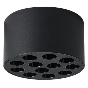 Светильник потолочный 9W 750LM 4000K, черный Guarda