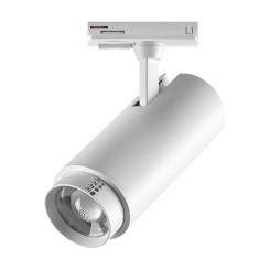 Светильник светодиодный трековый профессиональный с выбором мощности, цветовой температуры и угла освещения д/трековых систем BARRA Fuoco P+CCT 218026