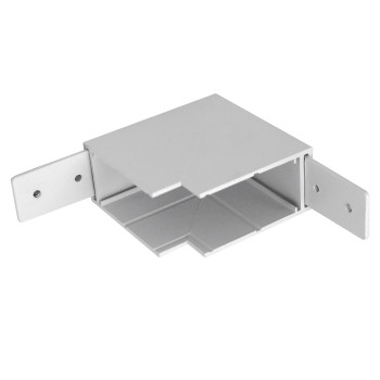 Соединитель PRO L-образный вертикальный Teta 505136-ALU