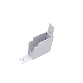 Соединитель PRO L-образный вертикальный Teta 505136-ALU