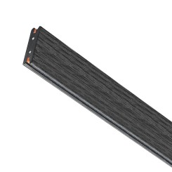 Шинопровод гибкий 48V 10м черный Due Hermes 510107