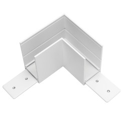 Соединитель PRO L-образный горизонтальный Teta 505126-ALU