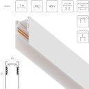 Трек накладной UNO 48V 1м (Заглушки и декоративный экран в комплекте) Uno 509016