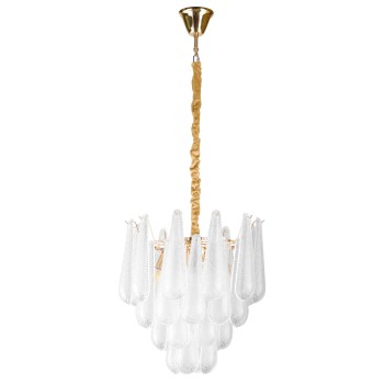 Люстра подвесная 8х6W(led) Е14, золото Retro II