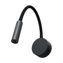 Бра 3W 145LM 3000K, черный Omega 200137