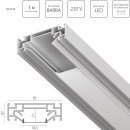 Профиль алюминиевый в натяжной потолок Barra 502430
