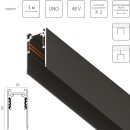 Трек 4-контактный накладной со стыковочным пазом 48V 3м (Заглушки и декоративный экран в комплекте) Uno Pro 509037P