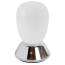 Настольная лампа диммируемая 10W 3000K матовый/хром Uovo III 807914