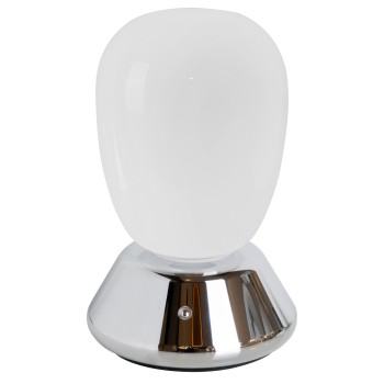 Настольная лампа диммируемая 10W 3000K матовый/хром Uovo III...