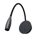 Бра 3W 160LM 3000K, черный Omega 200337