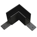 Соединитель PRO L-образный горизонтальный Teta 505127-ALU