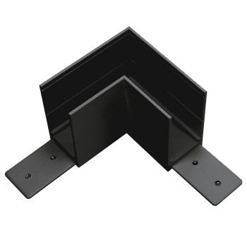 Соединитель PRO L-образный горизонтальный Teta 505127-ALU