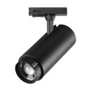 Светильник светодиодный трековый профессиональный с выбором мощности, цветовой температуры и угла освещения д/трековых систем BARRA Fuoco P+CCT 218027