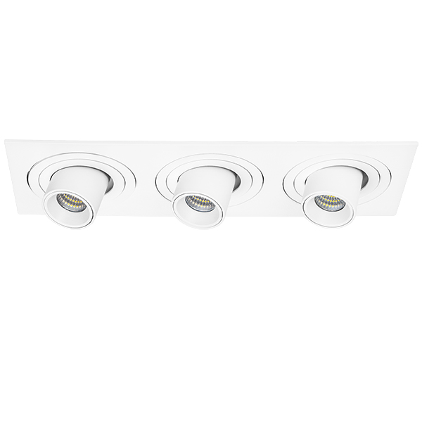 Светильник INTERO TUBO LED 7W*3 360LM*3 60G БЕЛЫЙ 3000K (217536+217162+217162+217162) i536162 i536162