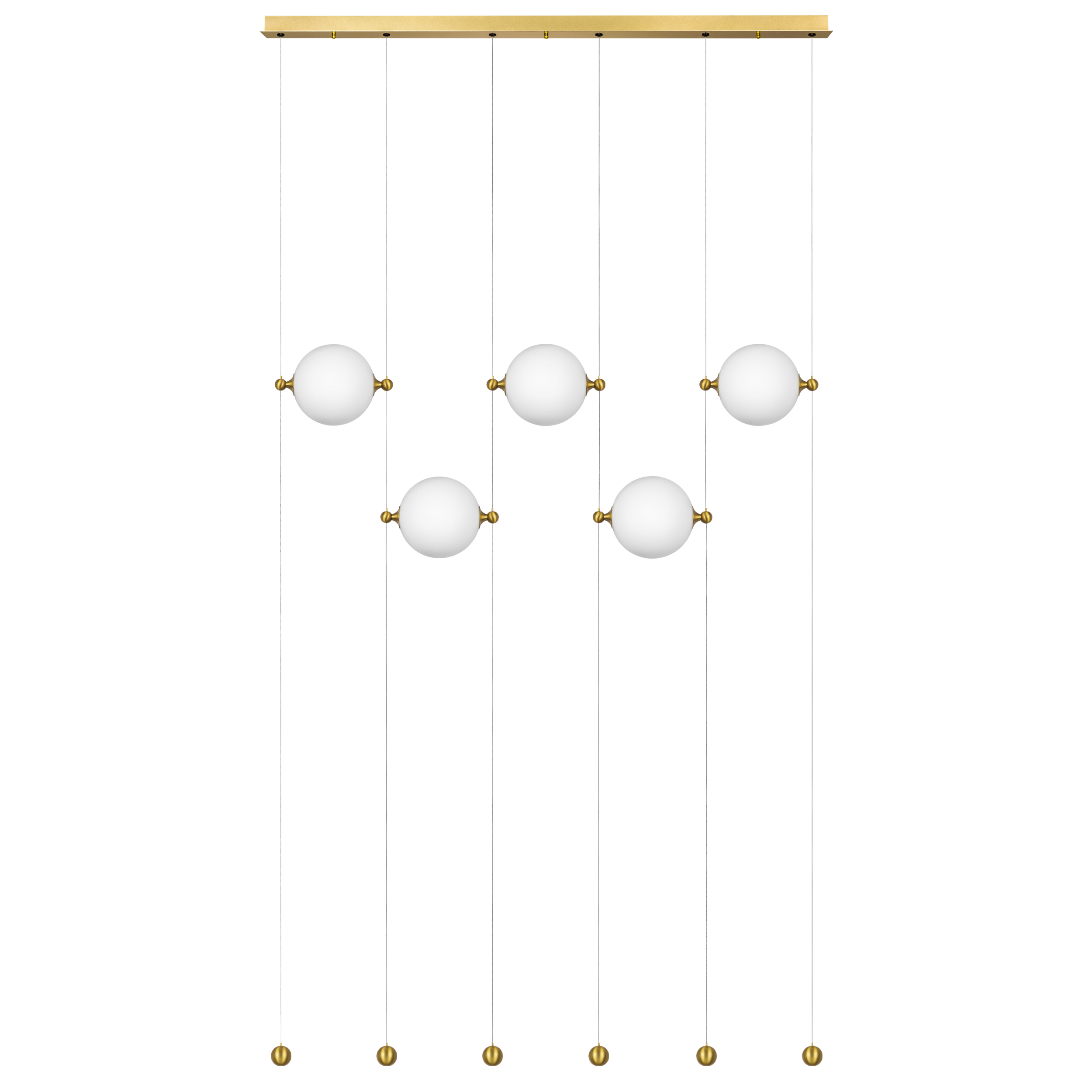 Люстра DAFNE LED 5x8.5W ЛАТУНЬ 3000K 815501 815501